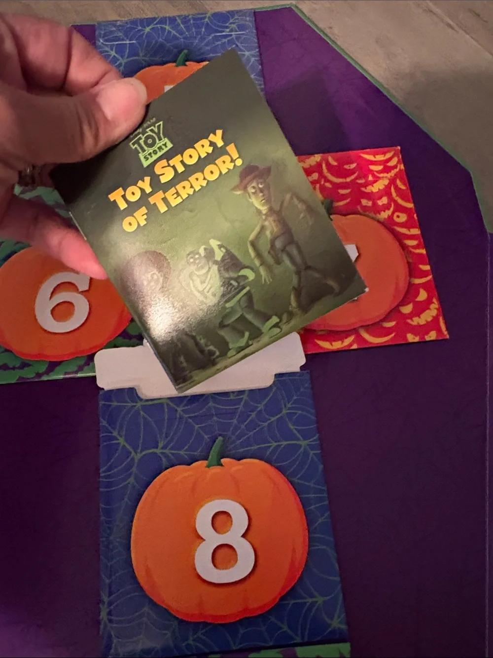 Disney Halloween Countdown Library Coffin Box - Purple & Green